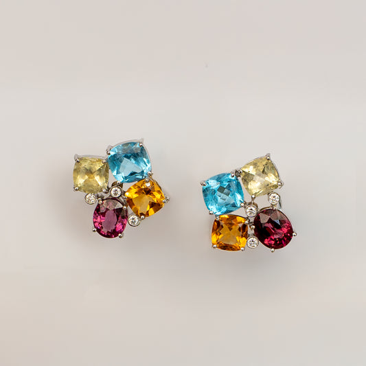 Colour Stud Earrings - Amilla Jewelry