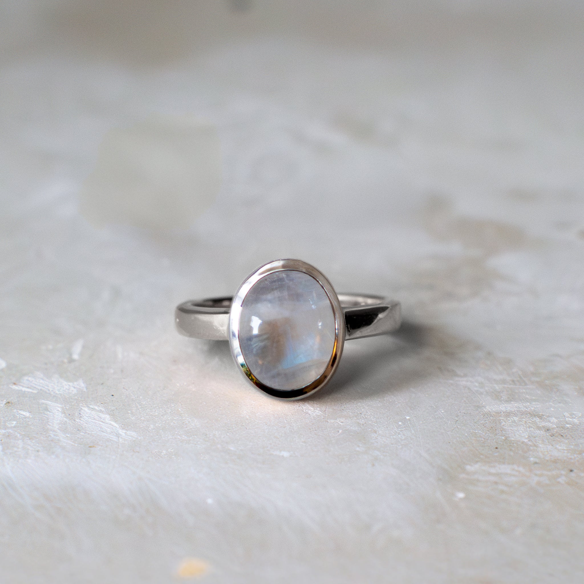 Moonstone Gemstone Ring - Amilla Jewelry